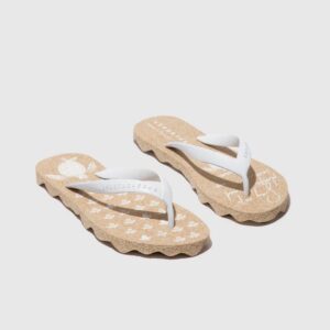 As Portuguesas turtle flip-flop, White