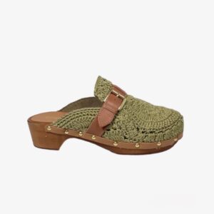 StringArt Clog Crochet, verde-green