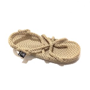 Nomadic State of Mind, Kyma rope sandal, beige