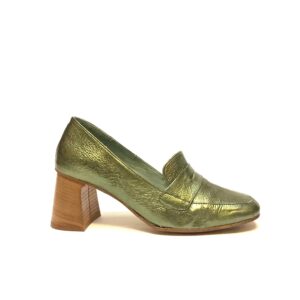 Kudetà pump loafer, metallic Verde