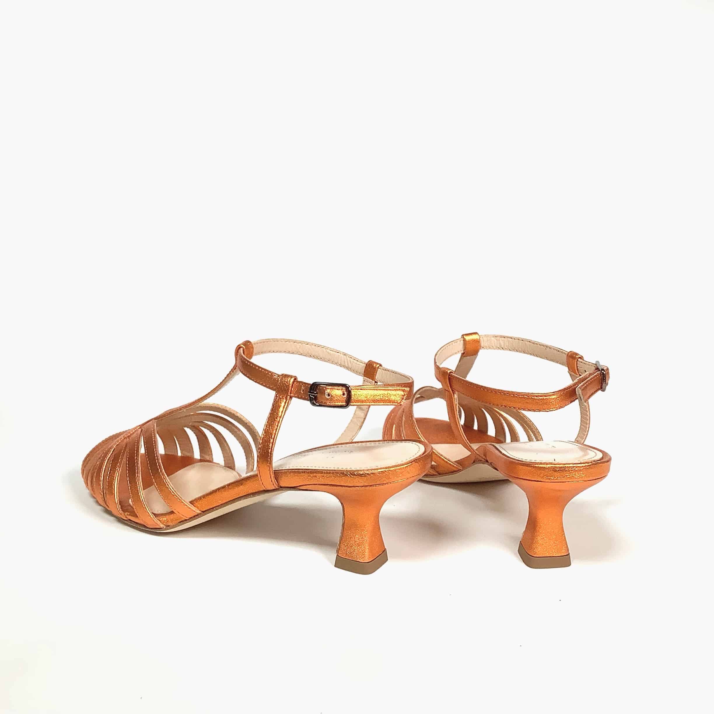 Julie Dee elegant sandal, Jelly-orange - Afbeelding 3