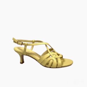 Julie Dee fine sandal, Straw-yellow
