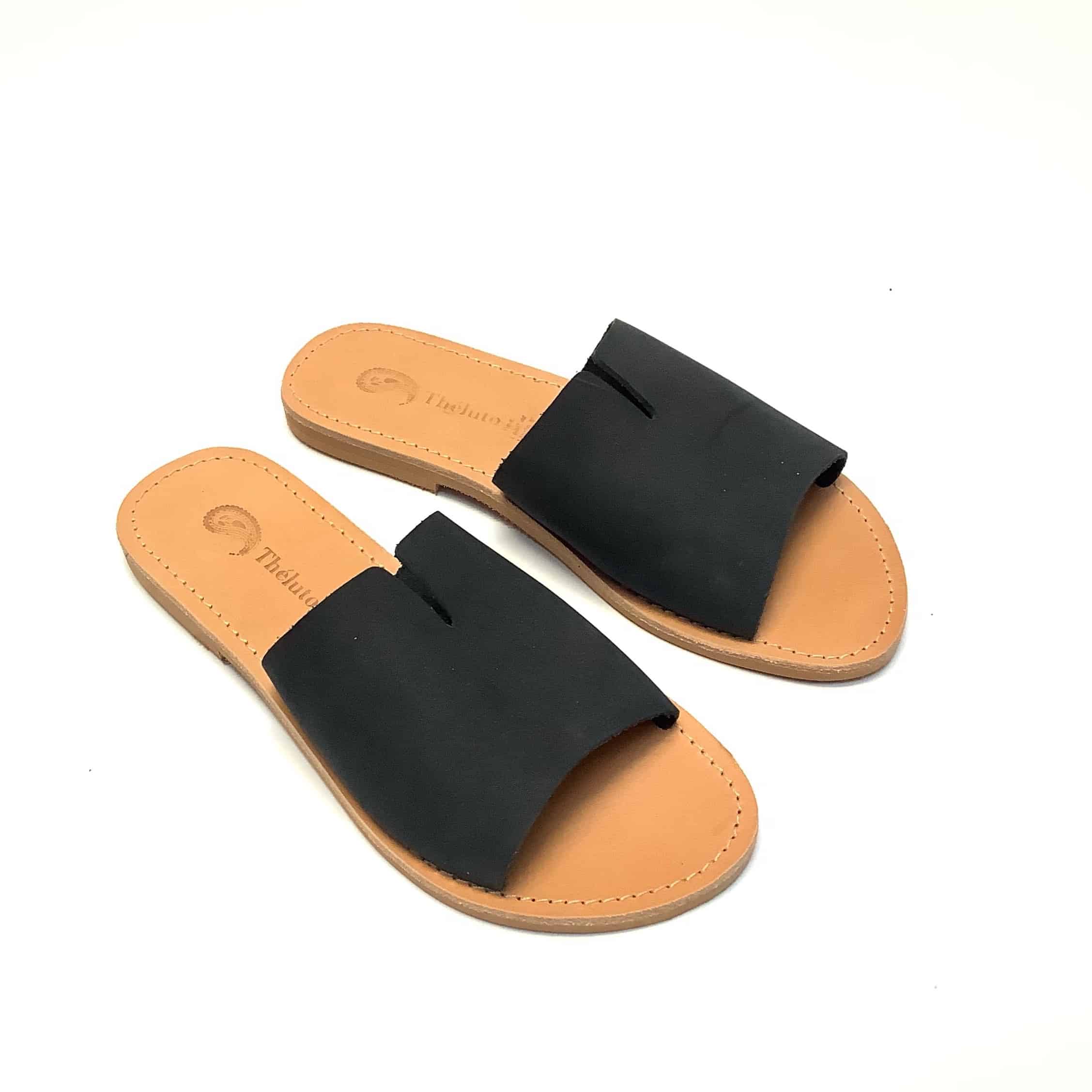 Théluto sandal Perrine, nubuck Black