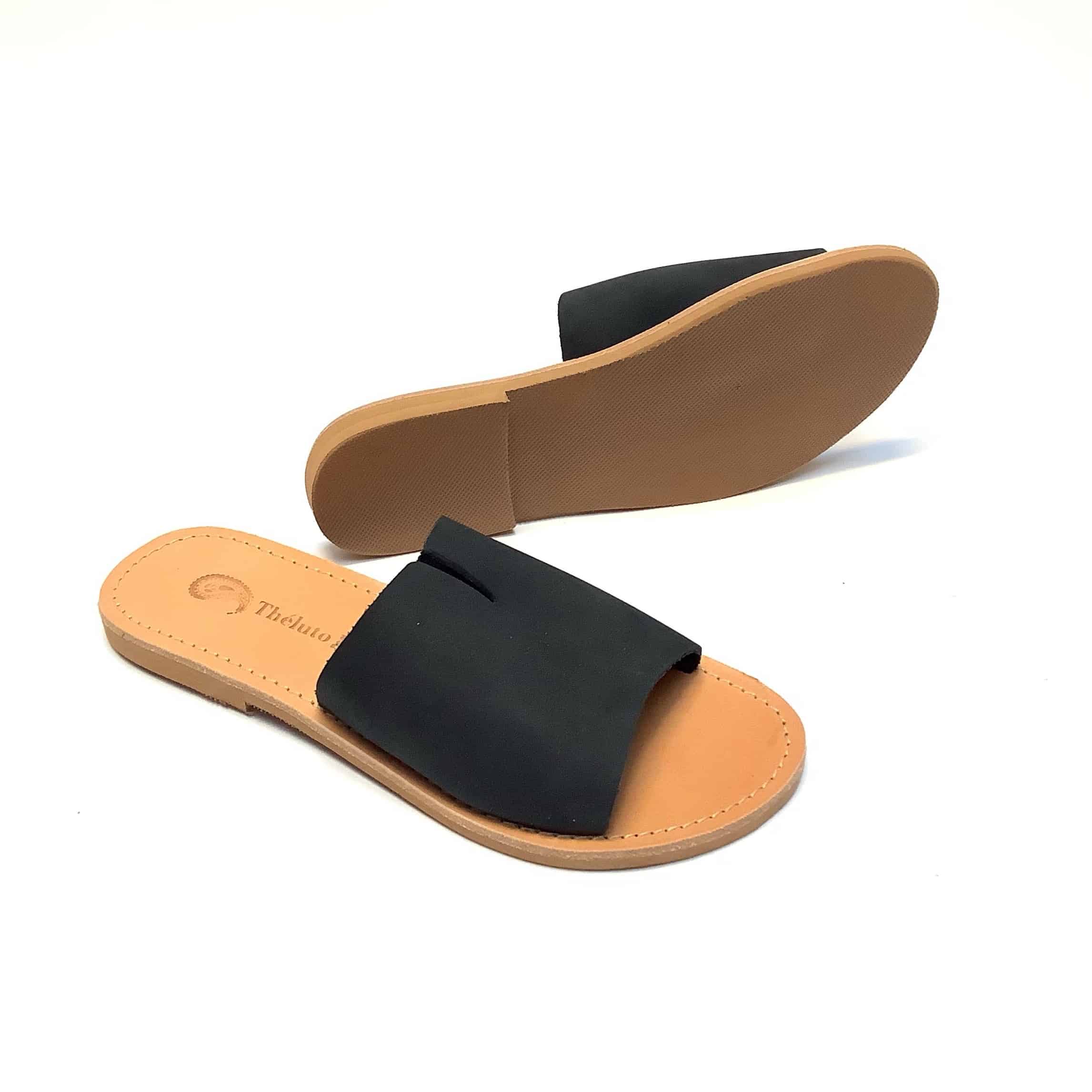 Théluto sandal Perrine, nubuck Black - Afbeelding 2