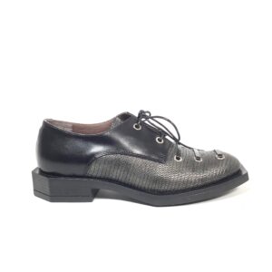 Le Bohémien design shoe, black-silver