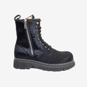 OCRA mid zip-bottine, pony Black