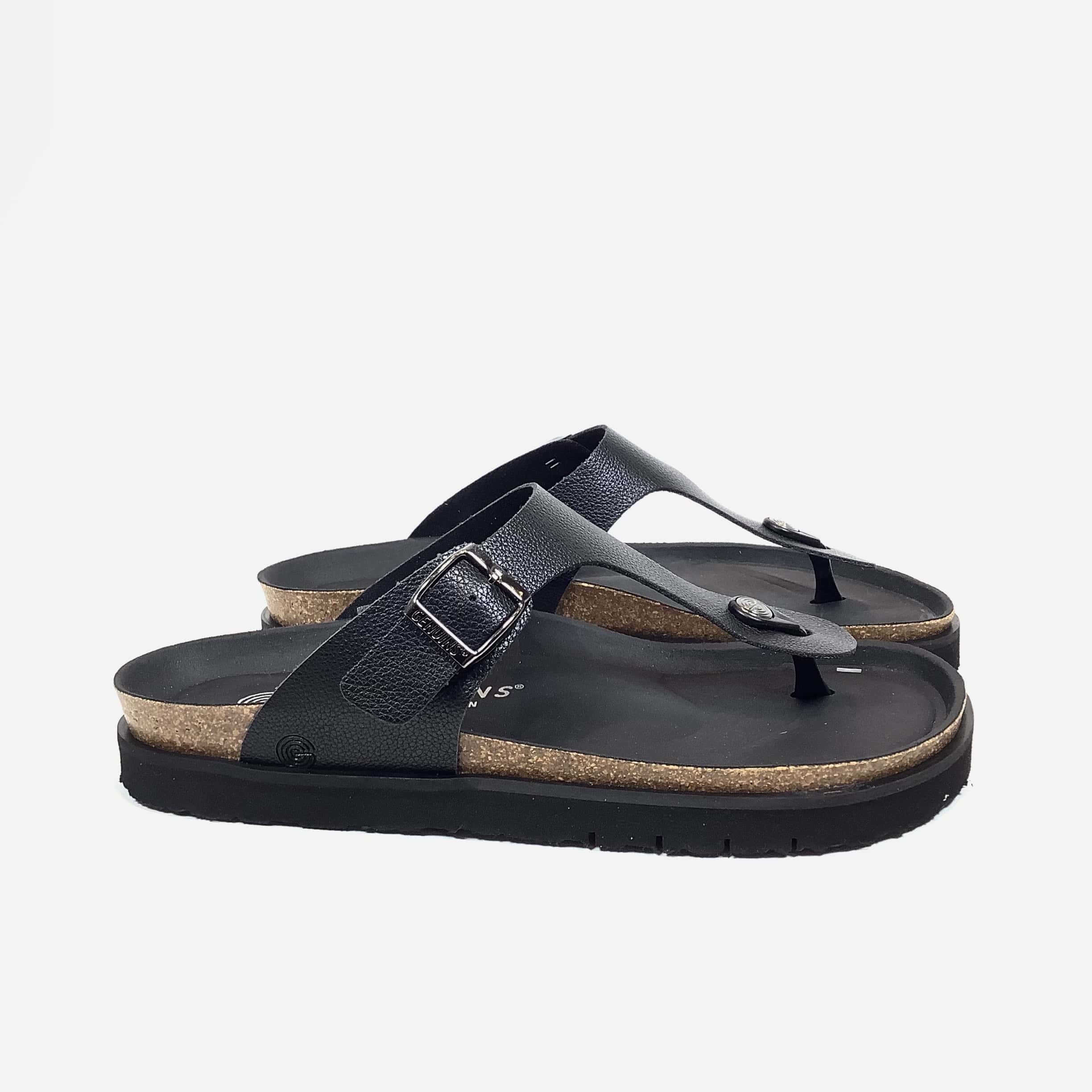 Genuins thong-sandal, Black