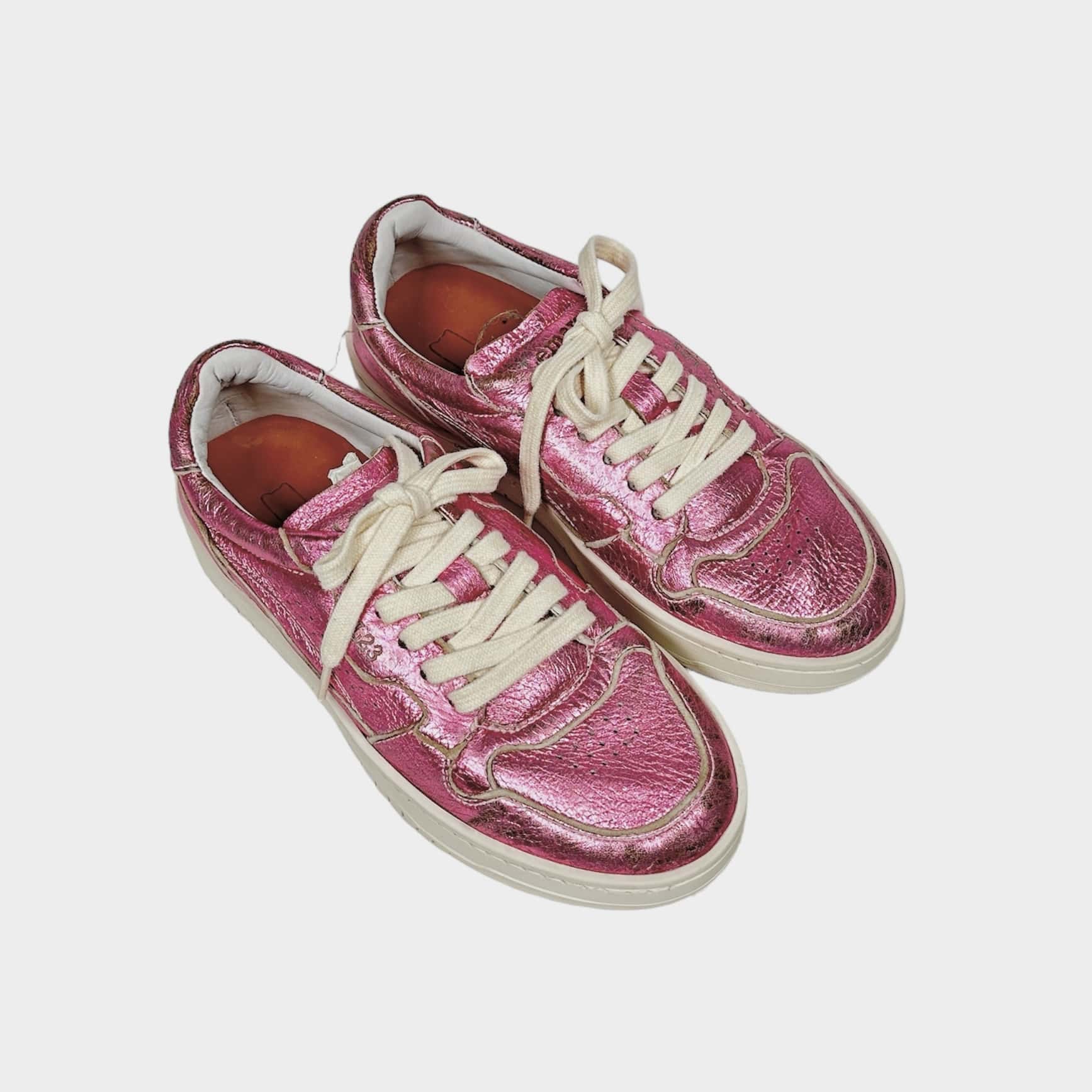 Lemargo handmade sneaker, washed Rosa - Afbeelding 2