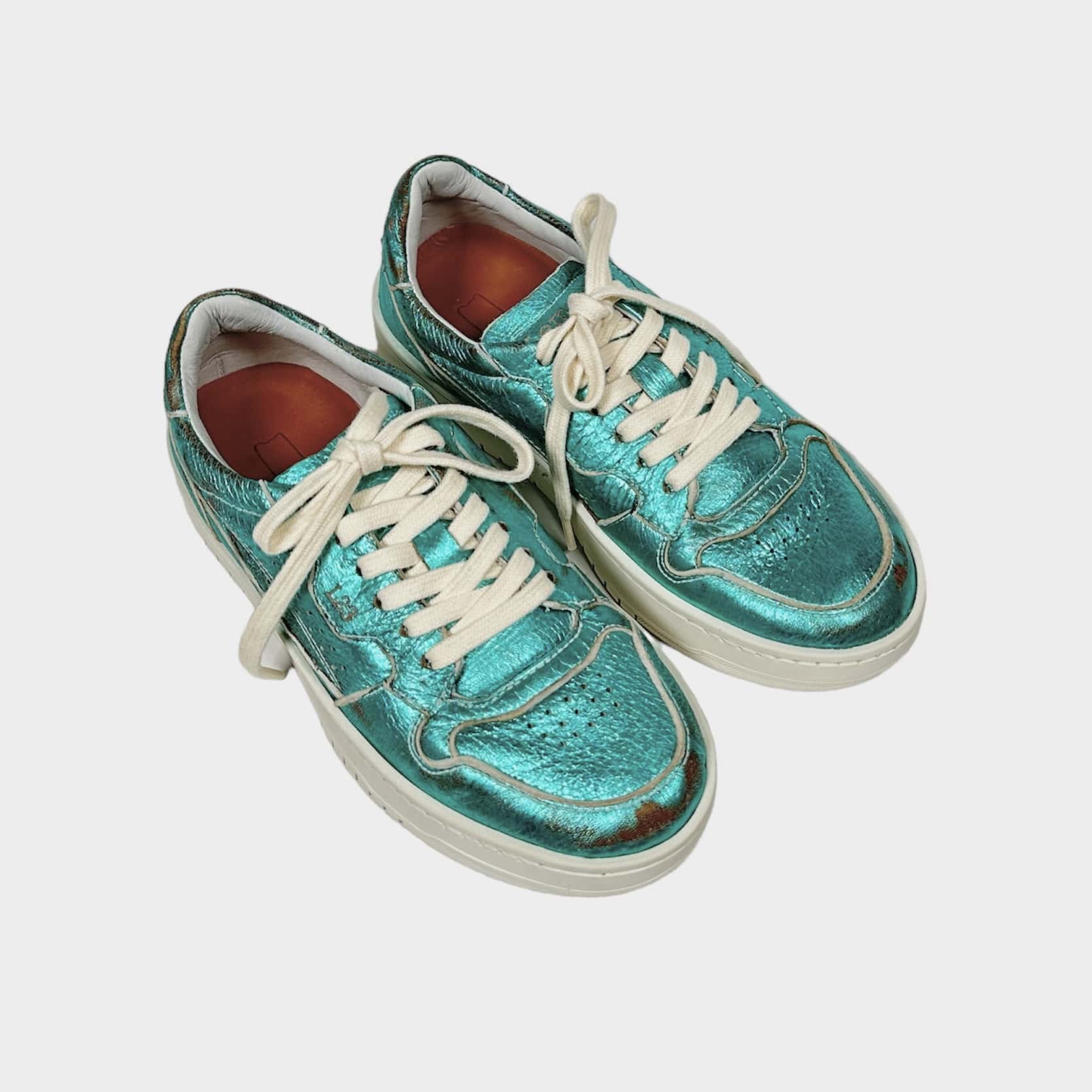 Lemargo handmade sneaker, washed Blue - Afbeelding 2