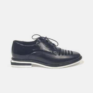Le Bohémien laser shoe, black