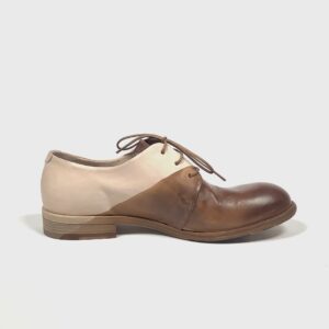 Ducanero half colored shoes, naturel-brown