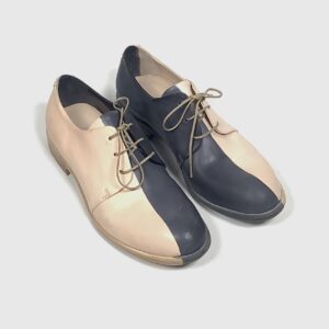 Ducanero half colored shoes, naturel-black