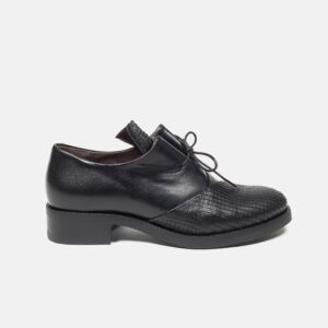 Le Bohémien one lace shoe, black-print